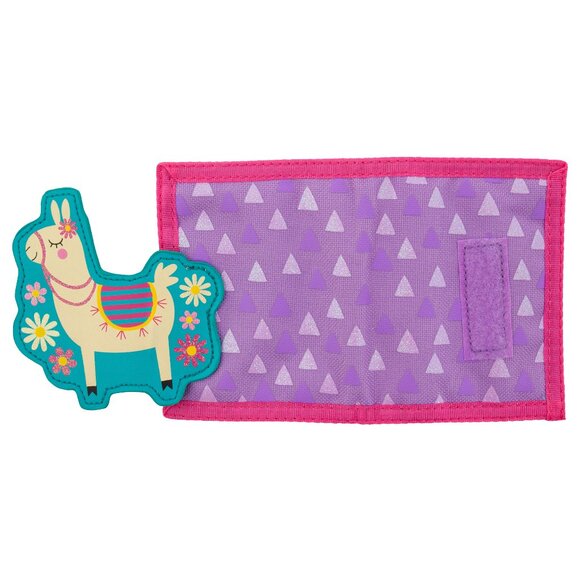 Stephen Joseph Quilted Llama Purse and Wallet for Girls - Picture 10 of 12
